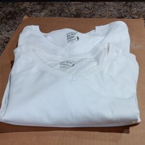 Jockey Classic White V-Neck T-Shirt